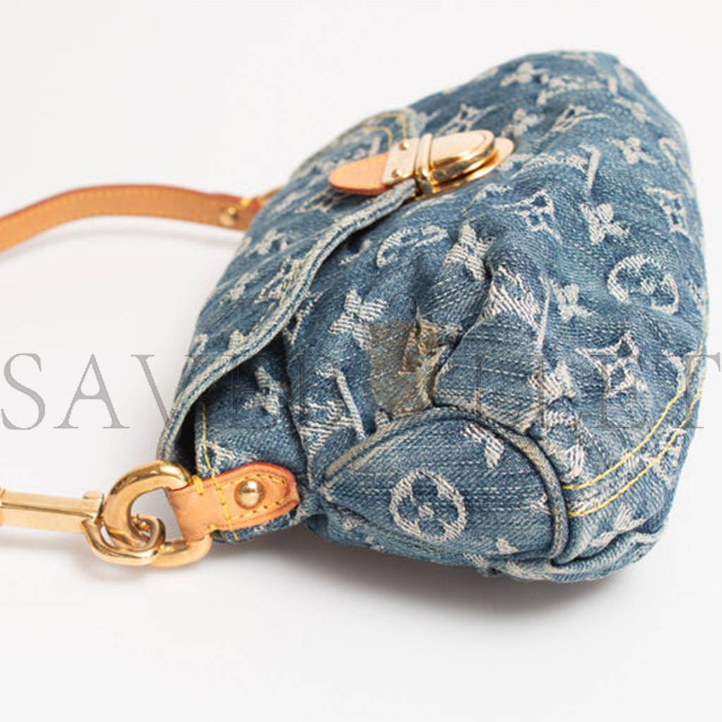 LOUIS VUITTON MONOGRAM DENIM  PLEATY M95050 (26*15*9cm)